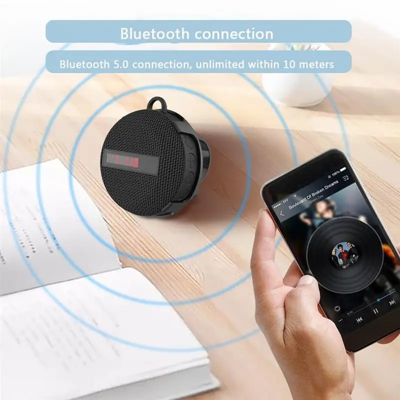 Портативный Bluetooth-динамик для мотоцикла беспроводной Велосипедный динамик с