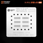 Дисплей-трафарет AMAOE IC для iPhone X XS XSMAX XR 11, сенсорный ЖК-дисплей, чипы IC, реболлинговая Оловянная сетка для завода, Сварочная тампон