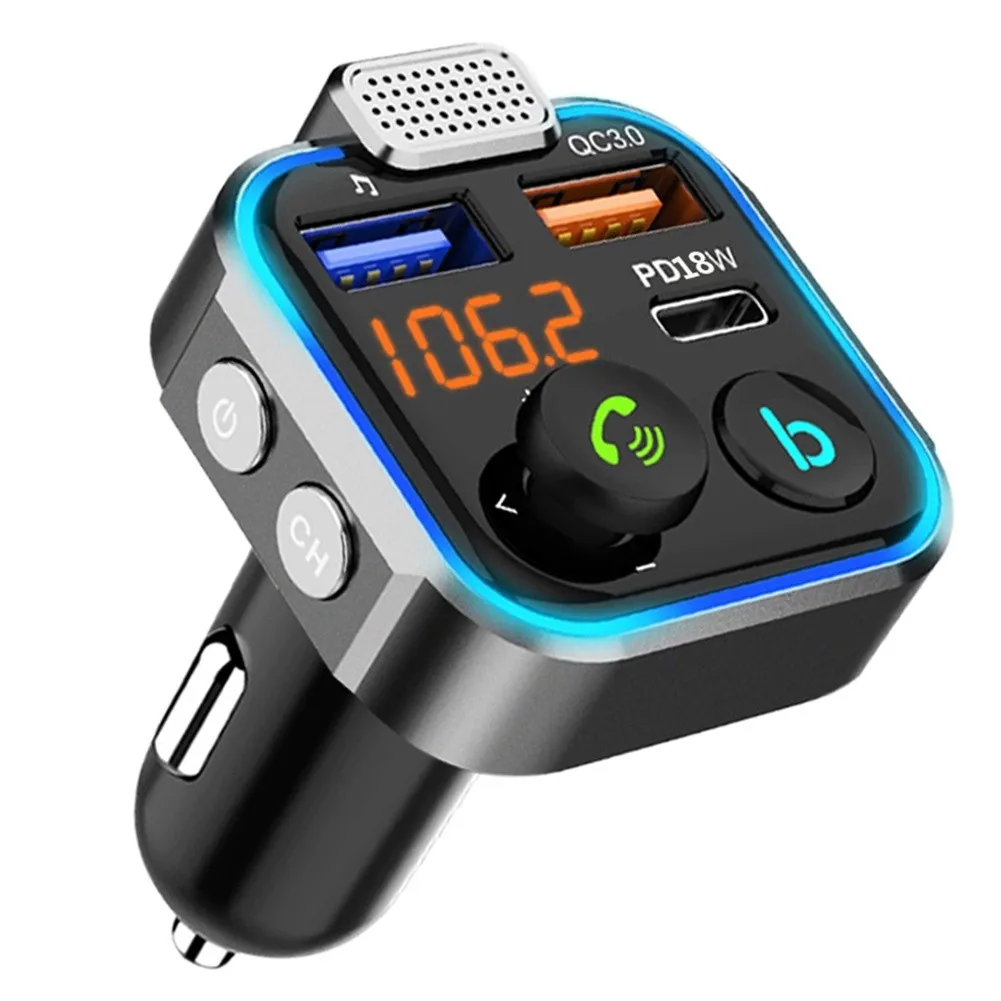 

FM-трансмиттер BT23 QC3.0 PD, 20 Вт, 5 В/1 А, Bluetooth