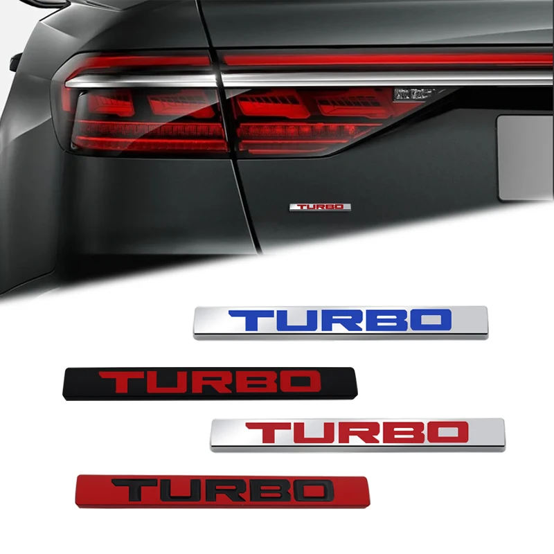 

Car Accessories Metal TURBO Emblem Rear Trunk Body Badge Sticker For Toyota FORD Chevrolet Kia Seat Opel Renault Audi Honda