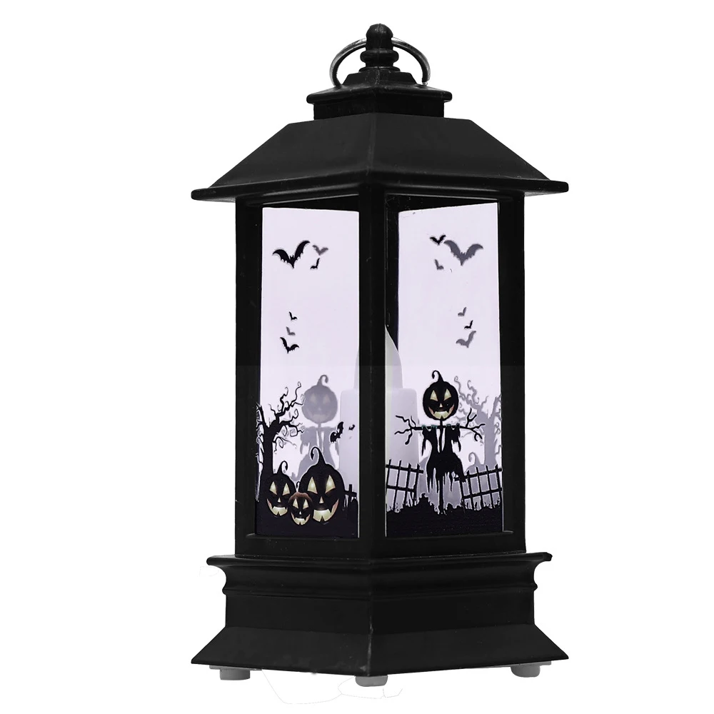 2020 Хэллоуин винтажный квадратный светильник в виде тыквы декоративный