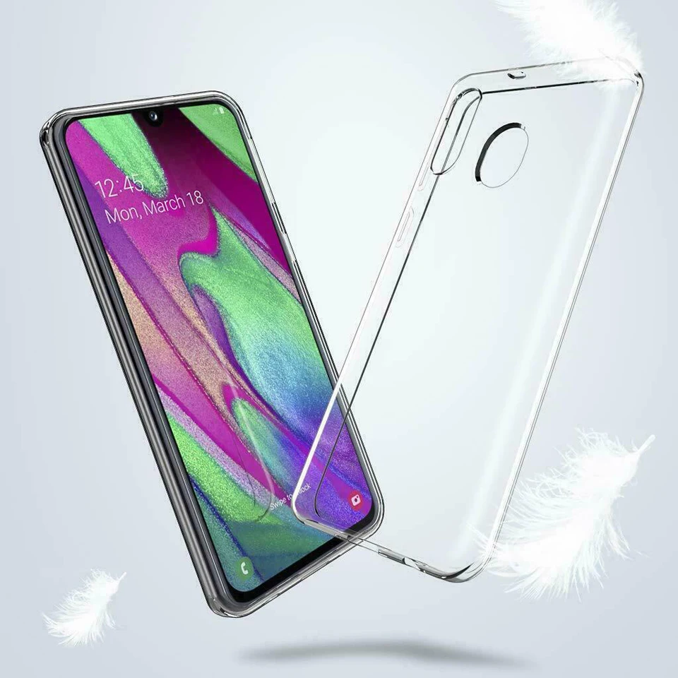 Для samsung Galaxy M10 M20 M30 A10 A20 A30 A40 A50 A70 Чехол Ультра Тонкий Мягкий ТПУ силиконовый чехол Прозрачный чехол для телефона
