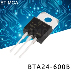 10PCS/LOT BTA24-600B BTA24-600C BTA24-600BW BTA24-600CW TO-220 Transistor BTA24600B BTA24600C BTA24600BW BTA24600CW