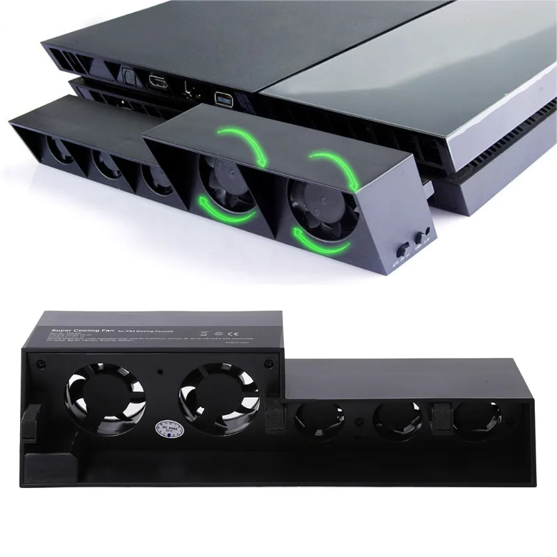 Внешний USB вентилятор с контролем температуры для консоли Playstation 4 PS4|Охлаждающие