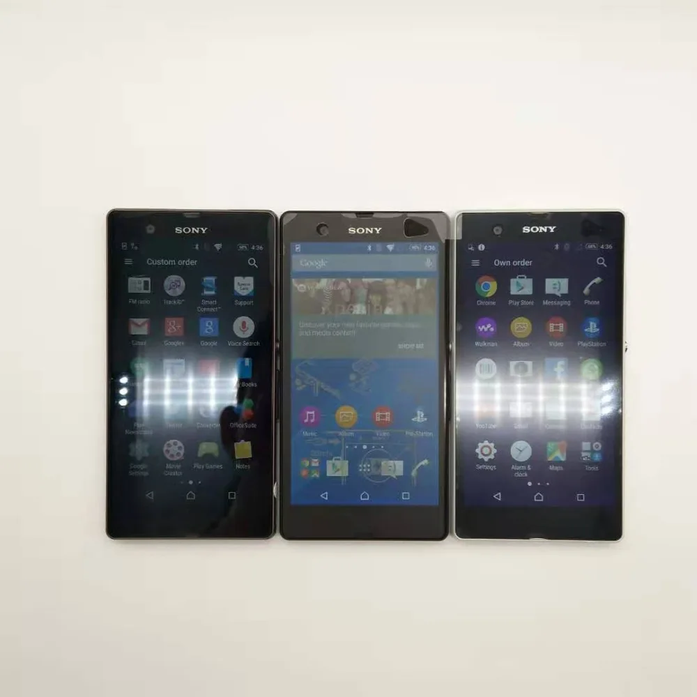 Мобильный телефон sony Xperia Z L36h C6603 3G и 4G 5," четырехъядерный процессор 2G ram 16GB rom 13.1MP камера разблокированный сотовый телефон