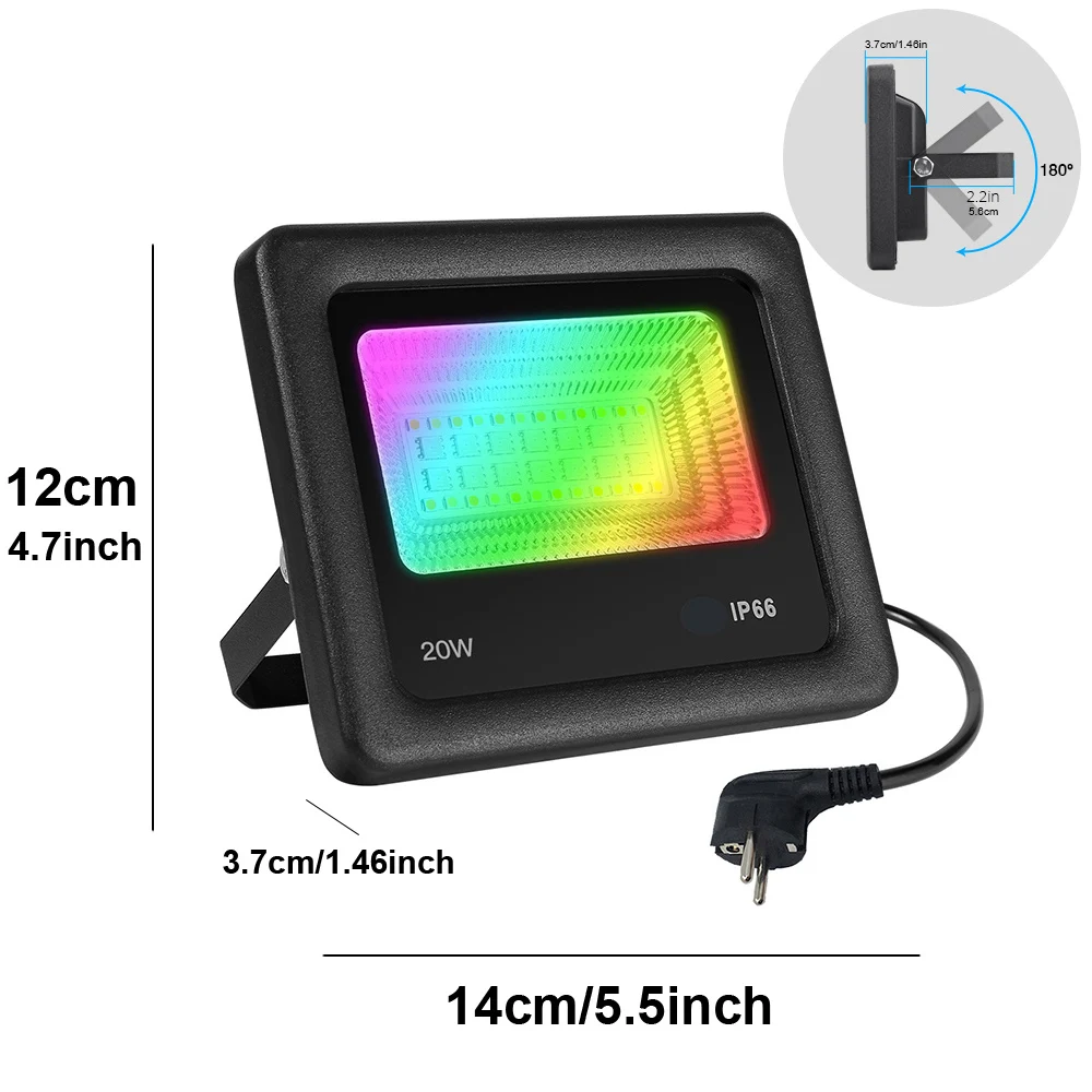 Bluetooth RGB светодиодный Потолочные светильники на открытом воздухе