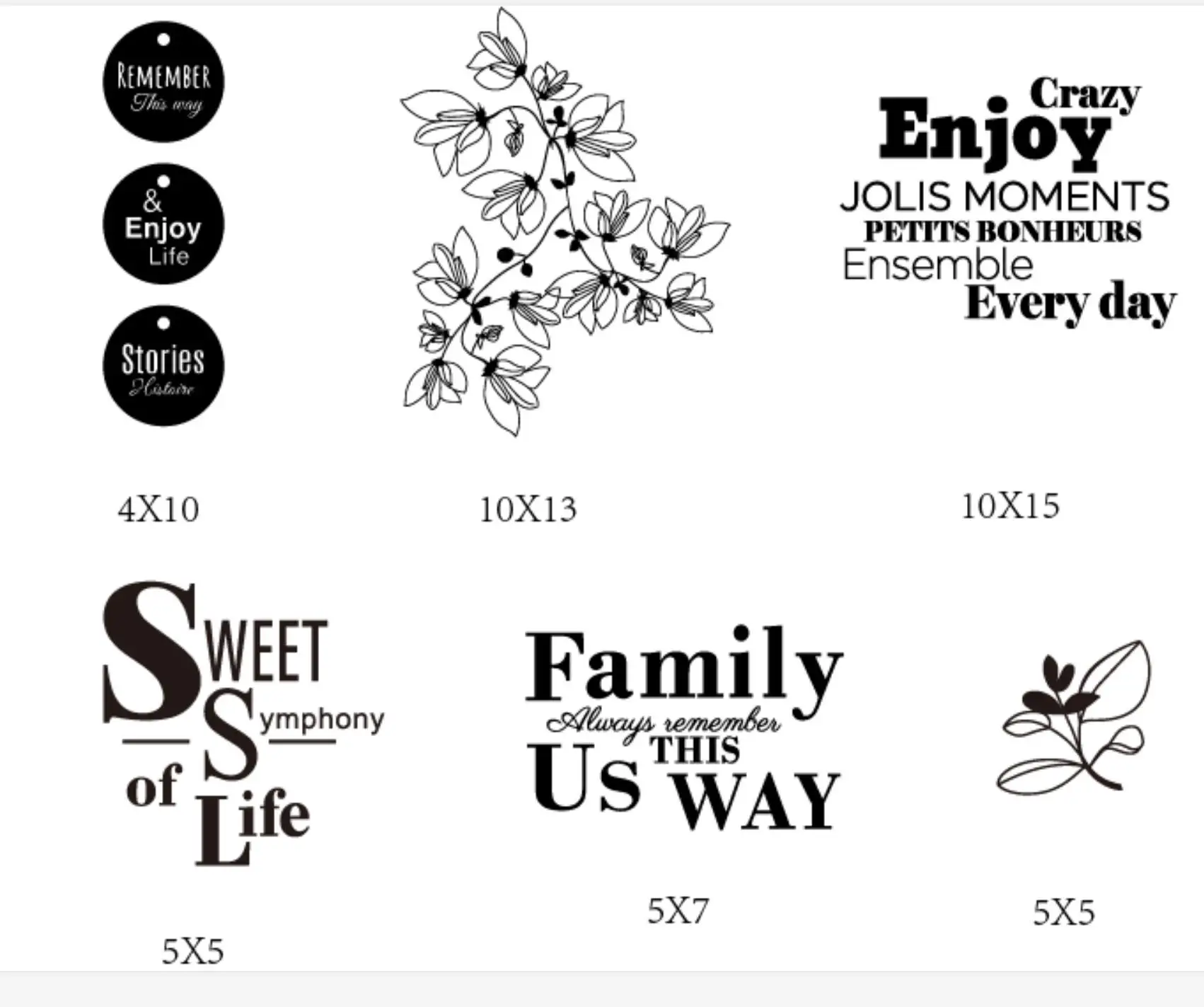 Французский прозрачный силиконовый штамп/печать для скрапбукинга DIY/фотоальбома