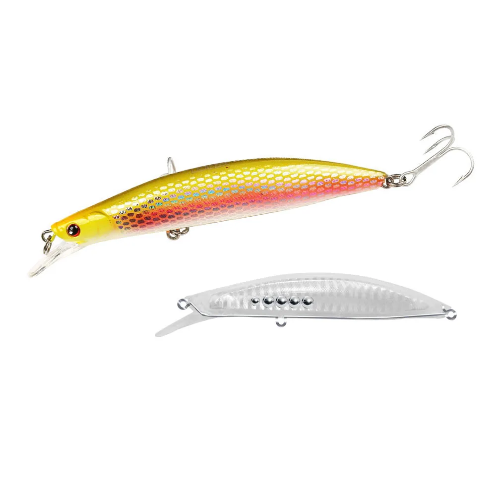 NOEBY 2 шт./пакет Minnow опускается на дно Троллинг рыболовные приманки 120/135 22 мм/28 г