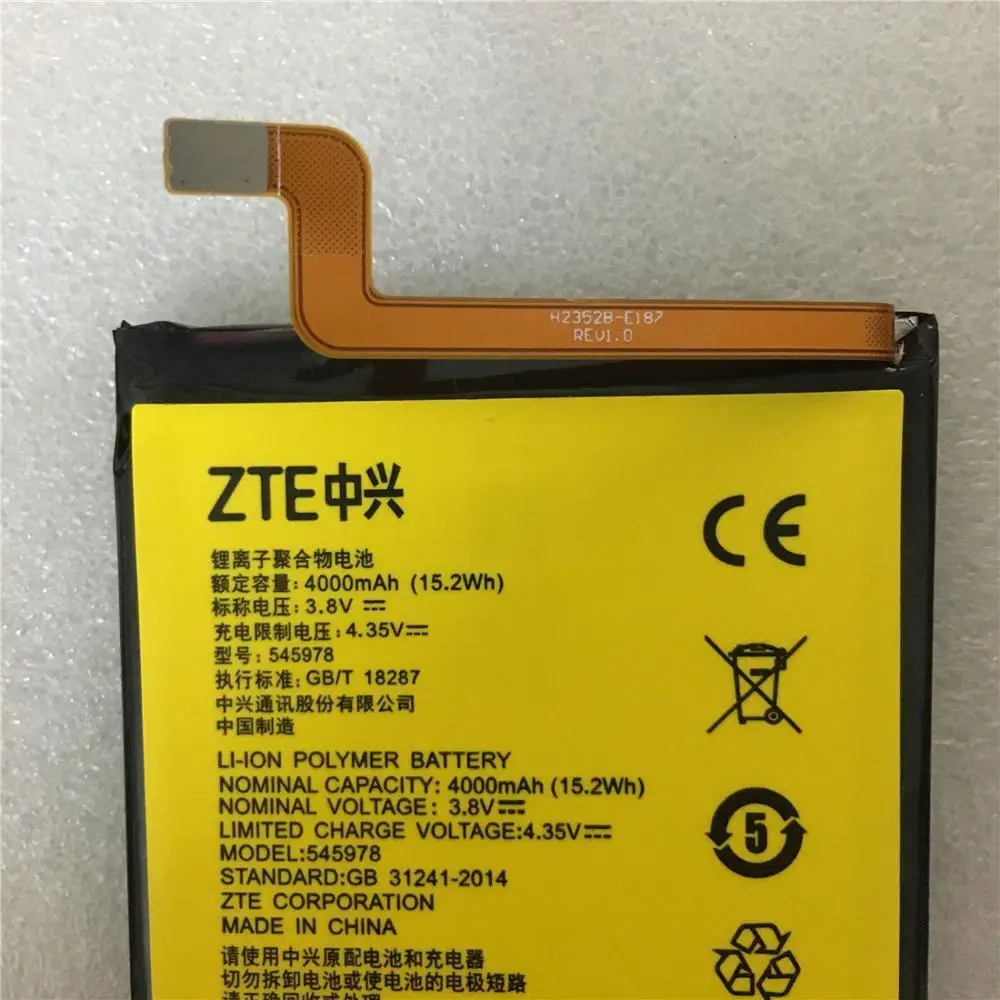 100% реальный 4000mAh 545978 / ICP51/59/78SA для ZTE Blade A601 A601N BA601/BA601N аккумулятор высокого