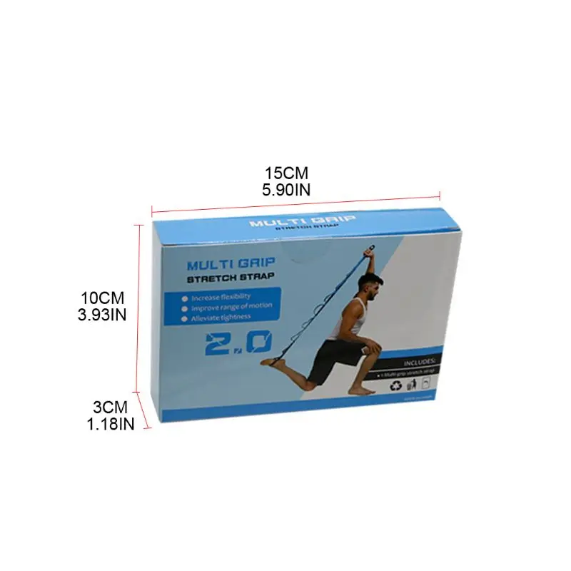 

Stretch Out Strap Fitness Yoga Strap Physical Training Body Building Accessories
