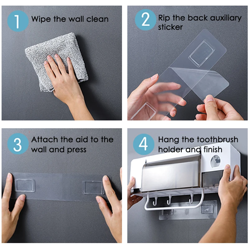 Отверстие бесплатно держатель для зубной пасты и щетки соковыжималка Диспенсер