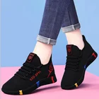 Женские кроссовки 2020, женская спортивная обувь, женская повседневная обувь на платформе для уличных корзин, женская черная теннисная обувь