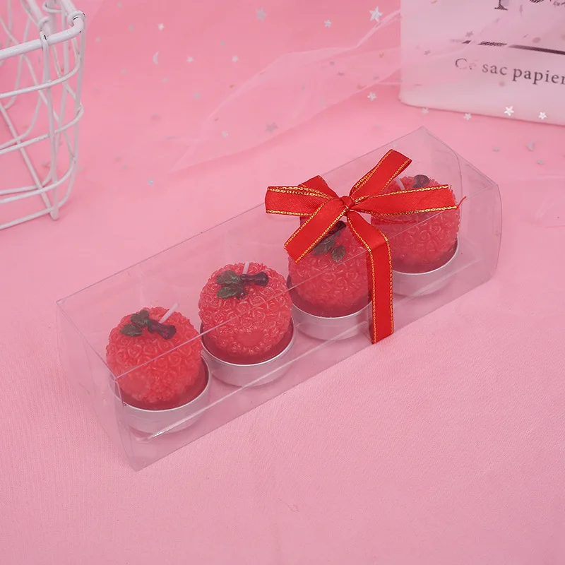 

Mini Creative Apple Candle Holiday Party Supplies