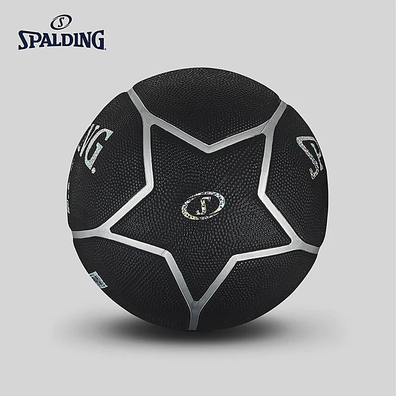 SPALDING оригинальный серебристый Выделите Баскетбол Официальный Размер и вес 7 #