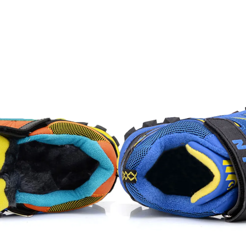 Пинсен 2019 зимние детские кроссовки для мальчиков Уличная обувь пеших прогулок