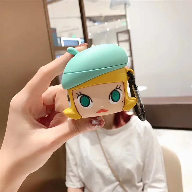Чехол для Airpods 12 Caase 3D модная игрушка девочек чехол 1/2 мягкий силиконовый защитный