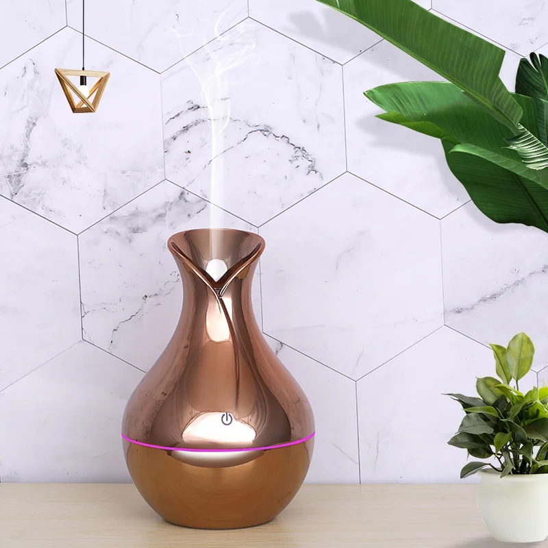 

USB Electric Aroma Essential Oil Diffuser Mini Air Home Humidifier Ultrasonic Aroma Diffuser Cool Mist Maker 7 Color Led Light