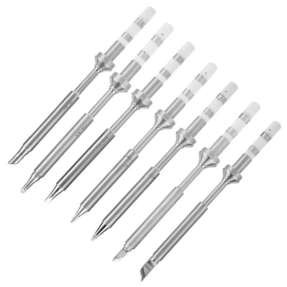 

7pcs/set TS100 Various Models Mini Outdoor Soldering Iron Tip Stainless Steel Easy Install Welding Portable Power Tool