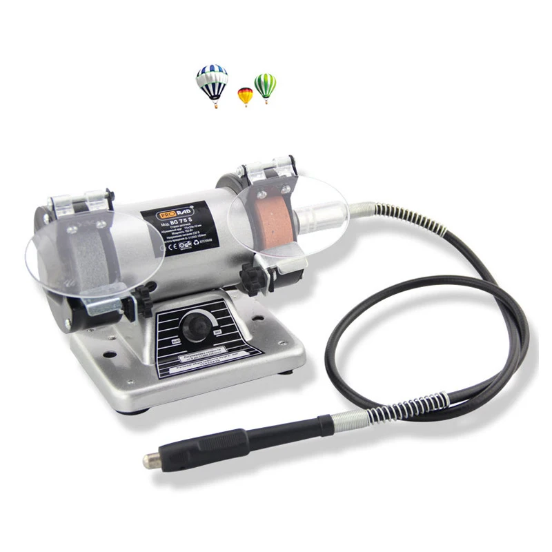 Домашний Настольный шлифовальный станок Скорость мотор регулировки 220v нефрит