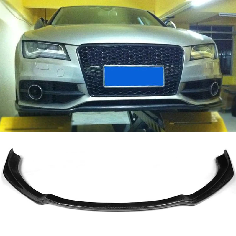 Автомобильный передний бампер спойлер разветвители для Audi A7 Sline 2012-2014 губа