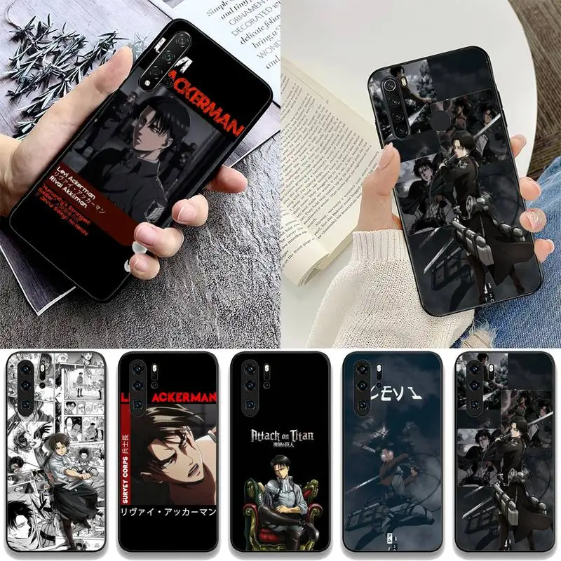 Леви для косплея по аниме атака на Титанов (чехол телефона Huawei Nova 2 I Plus 3 E 4 5 Pro 6 SE 5G
