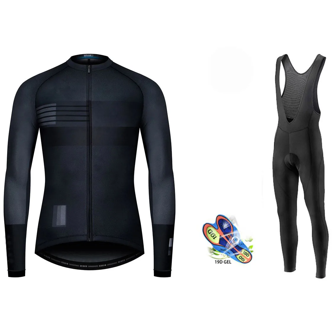2020 Мужская велосипедная одежда с длинным рукавом костюм дышащая повседневная