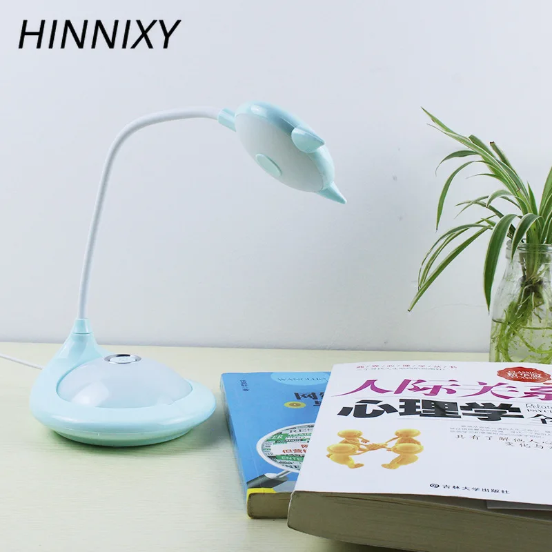 Hinnixy Настольная лампа с мультяшным котом, розовый, синий, с регулируемой яркостью, защита глаз, настольный светильник, сенсорный переключатель, для студентов, для учебы, милый декоративный светильник, светильники