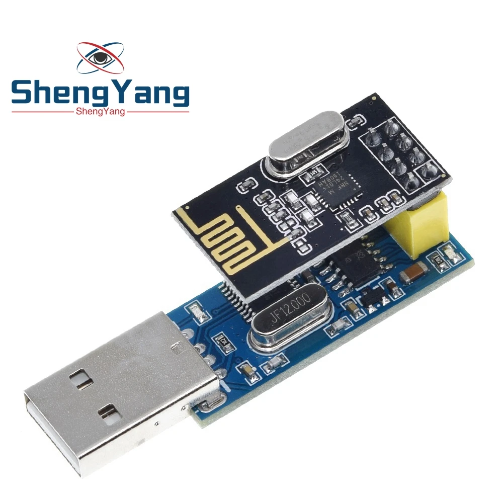 1 шт. ShengYang Новая плата адаптера CH340T с USB на последовательный порт + 2 4G NRF24L01