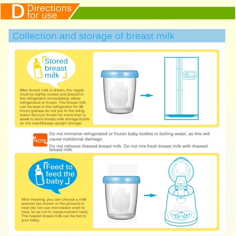 Бутылочка для хранения грудного молока младенцев|Контейнер детского питания| |