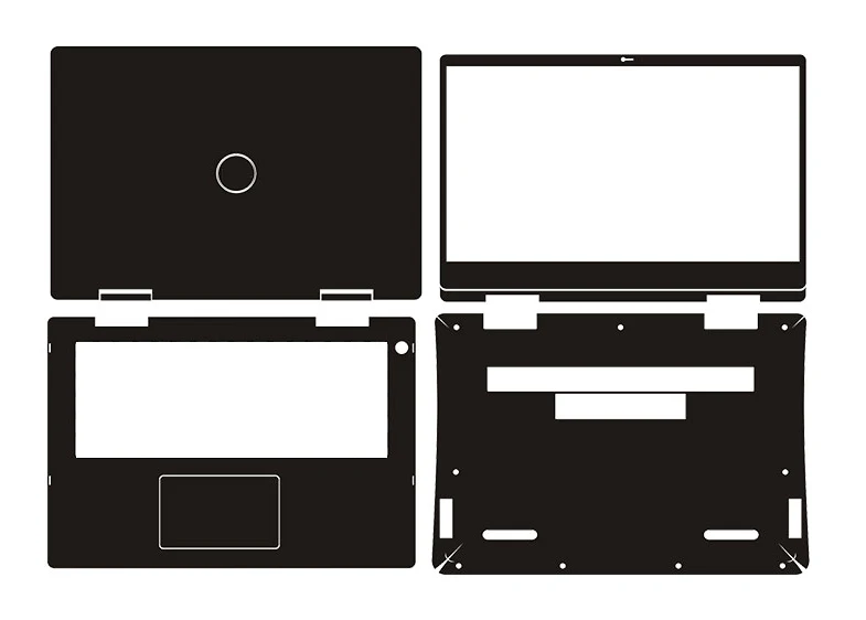 Наклейка на ноутбук KH кожаная наклейка защитная крышка из углеродного волокна