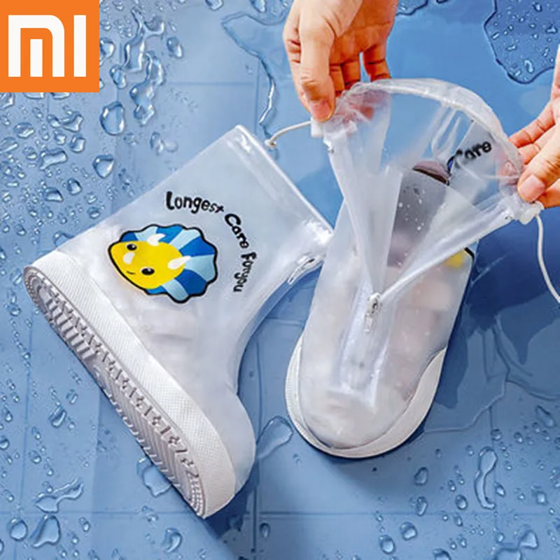 

Детские Водонепроницаемые ботинки Xiaomi с мультяшным рисунком единорога