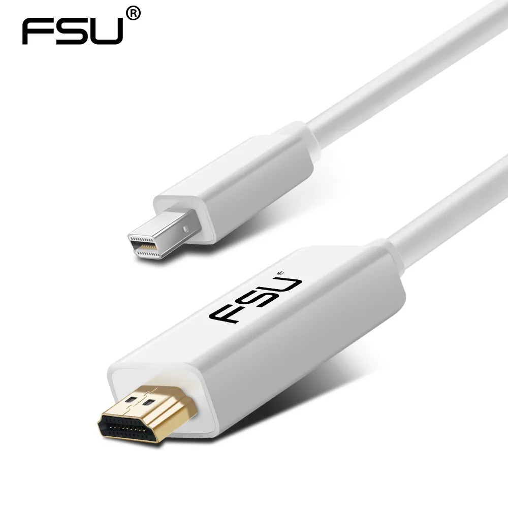 6 футов Thunderbolt 2 Mini DisplayPort Адаптер DP к HDMI кабель для Apple Mac Macbook Pro Air Data & video высокое