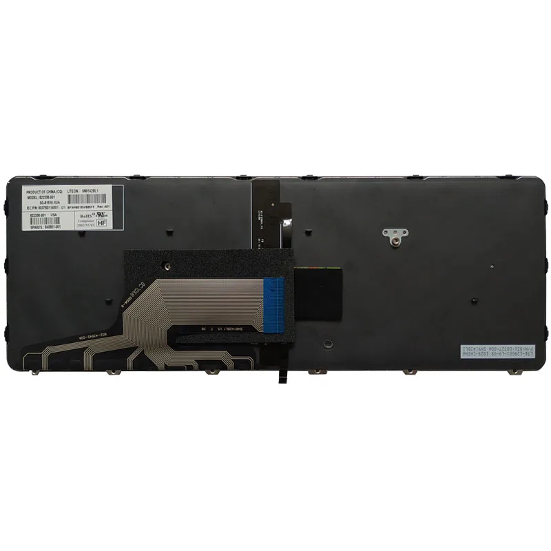 Клавиатура с подсветкой для ноутбука HP Probook 430 G3 G4 440 445 640 G2 645 рамкой/указательной