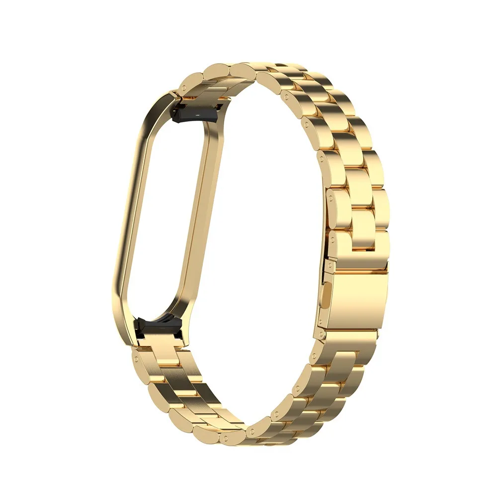 Оригинальный ремешок для часов Xiao mi band 4 роскошный модный металлический браслет