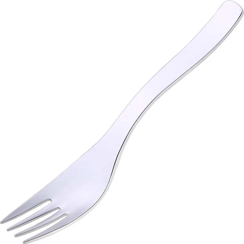 

1pcs Increase Thicker 304 Stainless Steel Fork Western Tableware Steak Dessert Fork Thicken Tableware Fork Factory Tableware