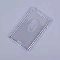 transparent credit card holder protect id card business card cover credit card protection case identity badge protector cover
