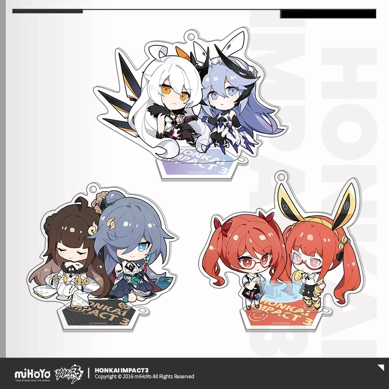 

Christmas Gift Game Benxi Impact 3 role-playing diy accessories armed doll book Fuxi Tesla Zero Bella Acrylic stand Halloween pe