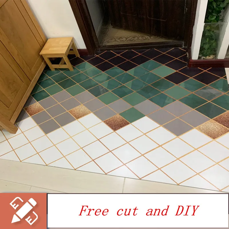 Коврик для входной двери ПВХ кожаный коврик противоскользящий маслостойкий