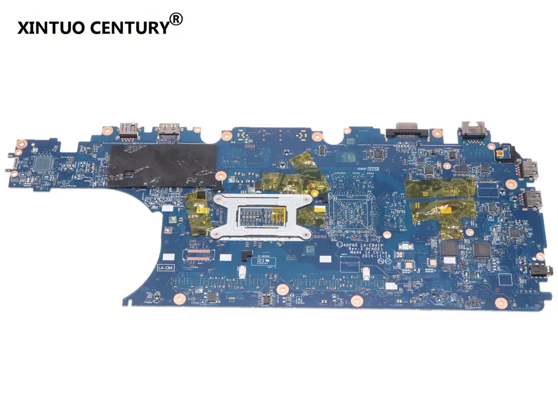 

For dell Latitude 5570 E5570 Laptop Motherboard ADP90 LA-C841P CN-0CHM56 0CHM56 CHM56 SR2FU i7-6820HQ DDR4