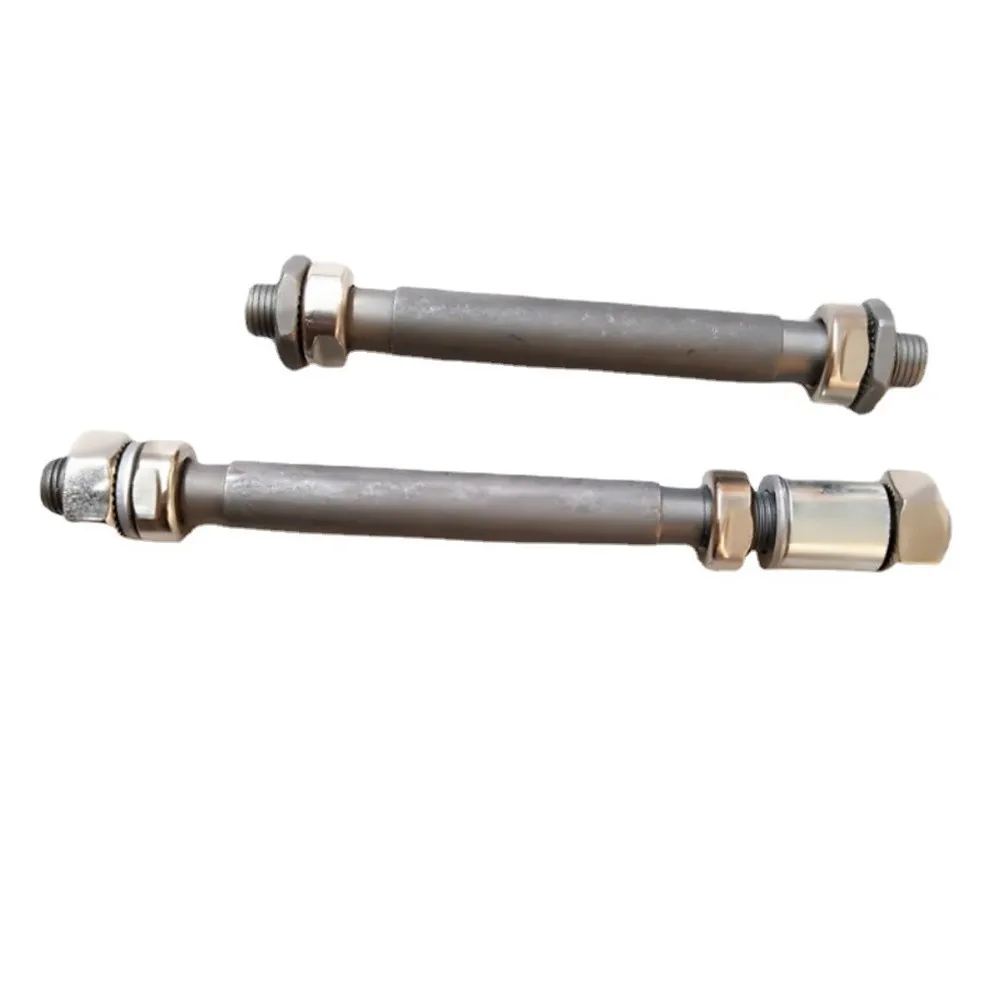 

MTB Bike Bicycle Hub Front And Rear Axle 108/145mm Hollow Axle Cycling Supply W/ Bead Stopper Quick Release Levers Screws Set