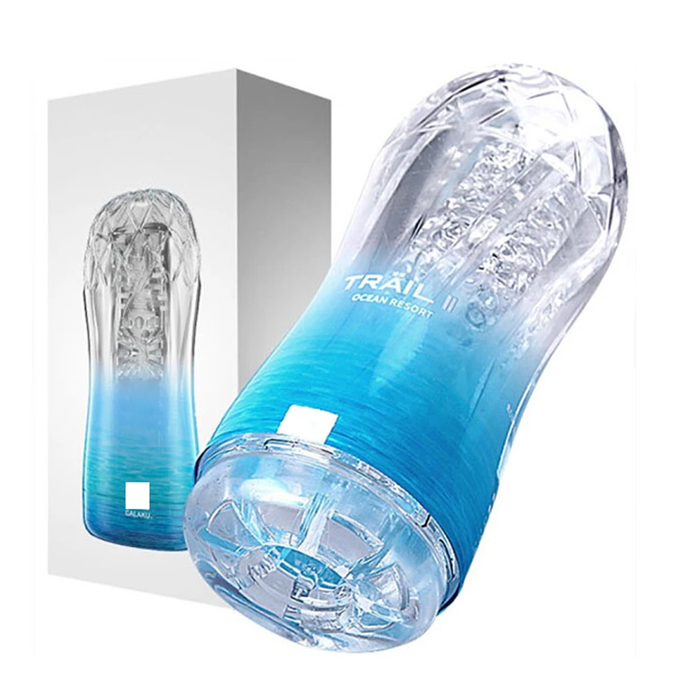 Мужской мастурбатор интимные игрушки мягкая киска прозрачная вагина