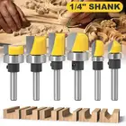 14 дюйма хвостовик фрезы круглый нос v-образные фрезы Фрезы Карбид Нижняя очистка фрезы для деревообработки