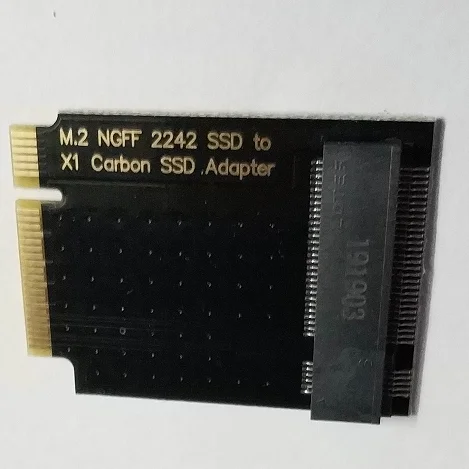 1 шт. новый для M.2 NGFF 2242 SSD Lenovo X1 карбоновый адаптер ультрабук дополнительные платы