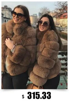 FURSARCAR новая куртка из натурального меха женская зимняя шуба из лисьего меха Роскошная теплая Модная саржевая дизайнерская короткая подлинный натуральных мех куртка