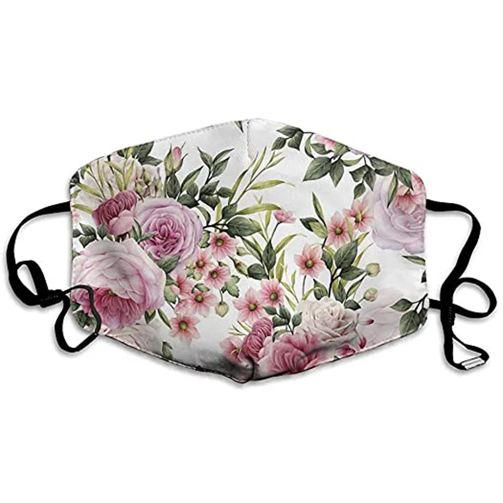 

Adjustable Protect Mask Unisex washable mask Printed pattern mask Universal Dust-Proof Smog-Washable Mask mascarilla Summer#30