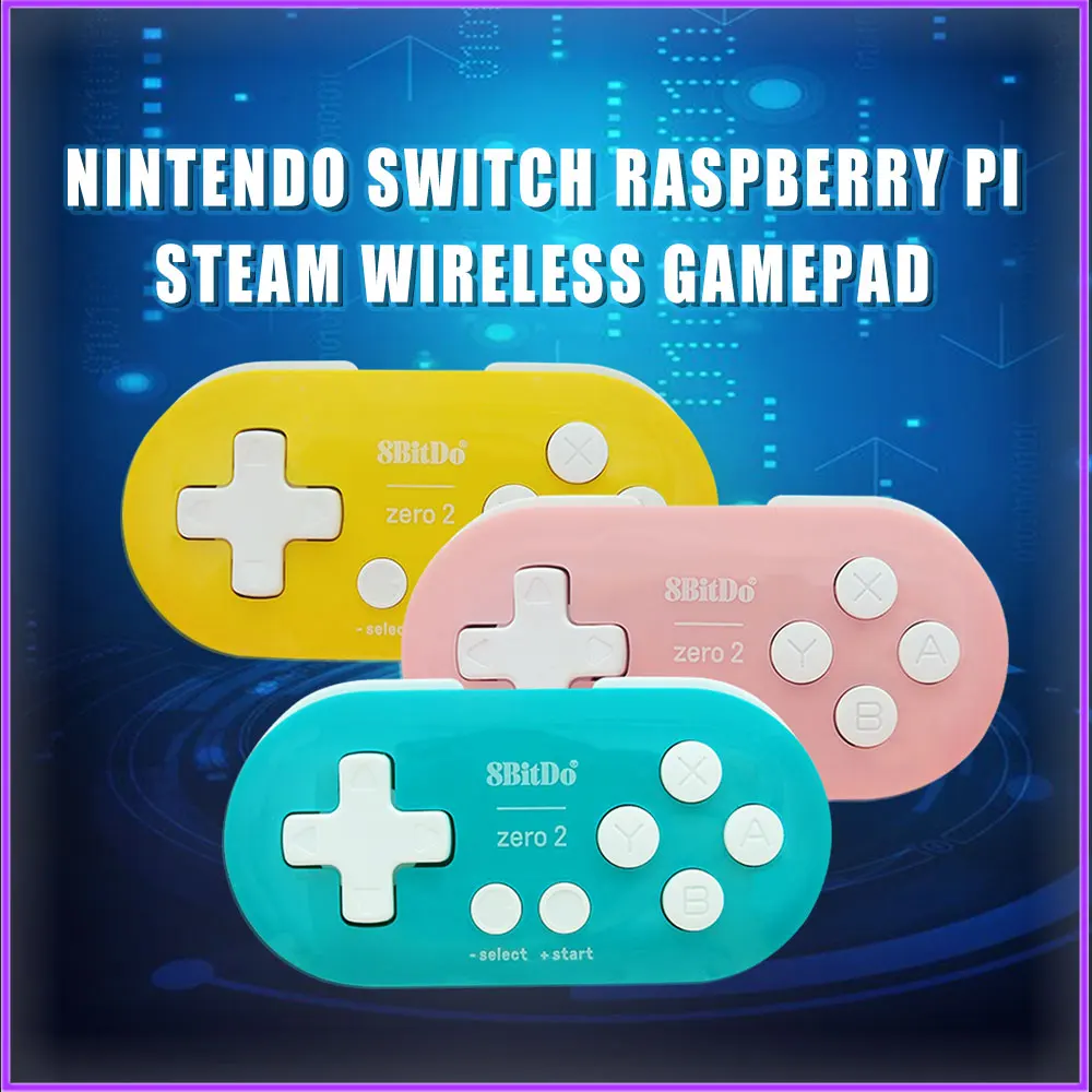 8bitdo Zero 2 Bluetooth геймпад переключатель контроллер совместим для Windows Android macOS мини