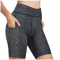 womens workout shorts pure pocket seamless high waist hip stretch running five points yoga pants sport women gym leggings e2