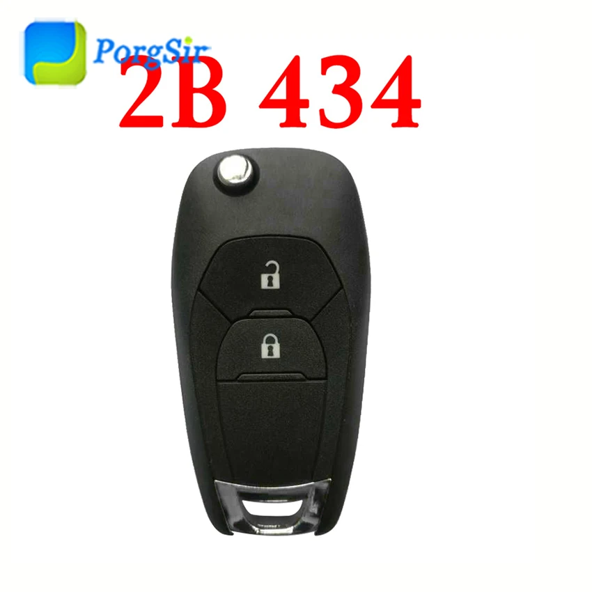 Пульт дистанционного управления для Chevrolet с 2 кнопками 434 МГц чипом 7937E Hitag2