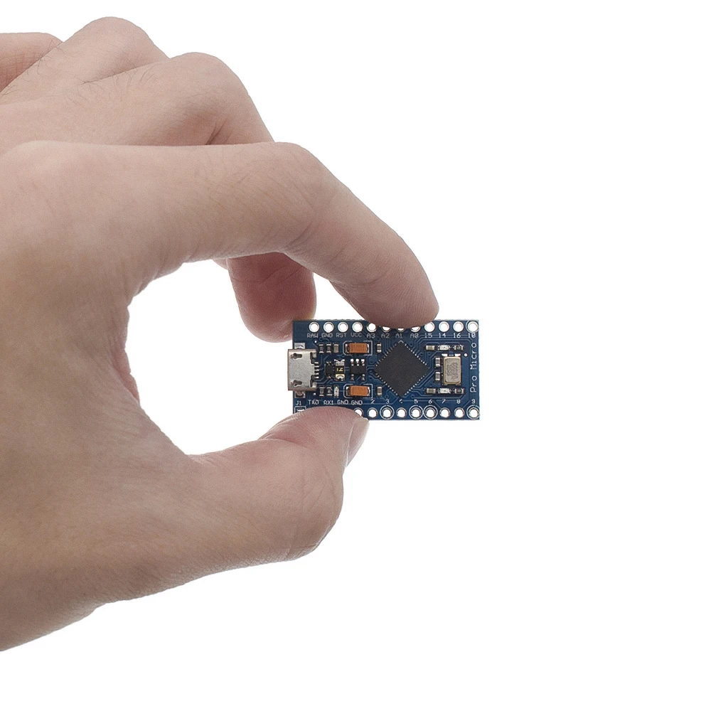 10 шт. tenstar Robot с Загрузчиком Pro Micro ATmega32U4 5 В/16 МГц модуль ATMEGA32U4-AU черный/синий
