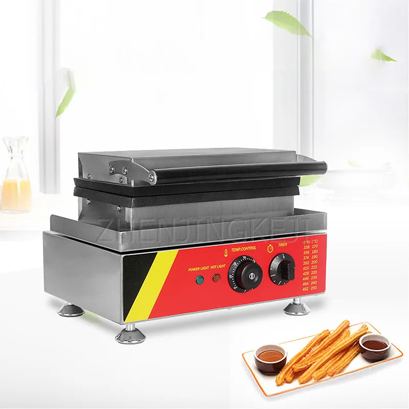 

Home Electric Baking Churros Maker Food Processing Commercial Non Stick Pan Stainless Steel 1500W 220V/110V Latin Fruit Machine